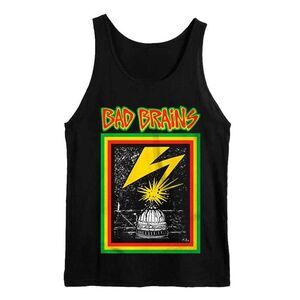 Bad Brains Unisex Adult Logo Tank Top / Black